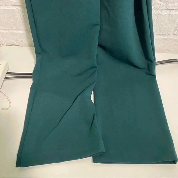Size 10 Jumpsuit WITH POCKETS Green Waist Tie Flirty Sleeve Office Wedding - Picture 4 of 13